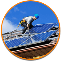 установка солнечных панелей